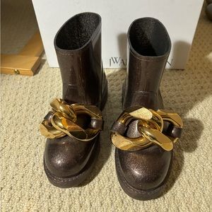 JW Anderson Brown ankle boots